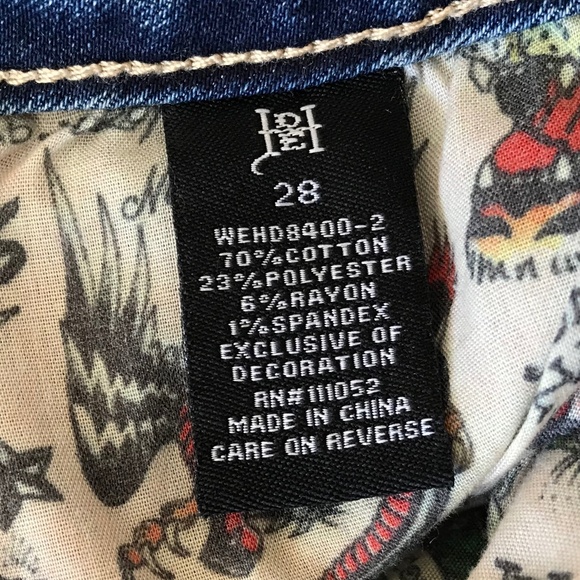 LAID-BACK VIBES🔥 SKULL & EAGLE LOW WAIST STRETCH JEANS - Picture 5 of 14